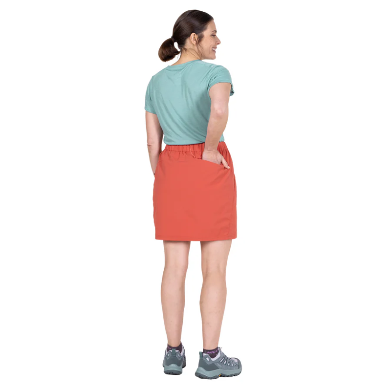 Sprayway Escape Trail Skort Womens in Deep Coral-5