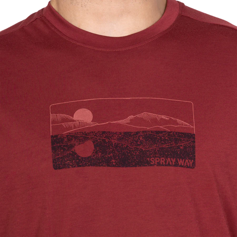 Sprayway Mirror Tee Mens in Sumac-5