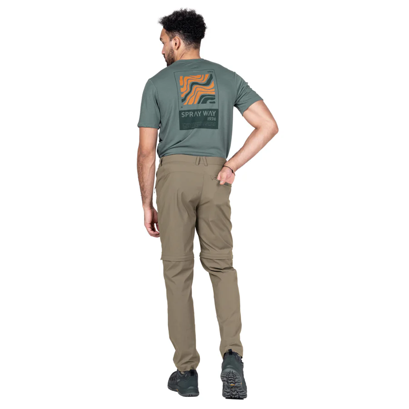 Sprayway Compass Convert Trousers Mens in Brownstone-3