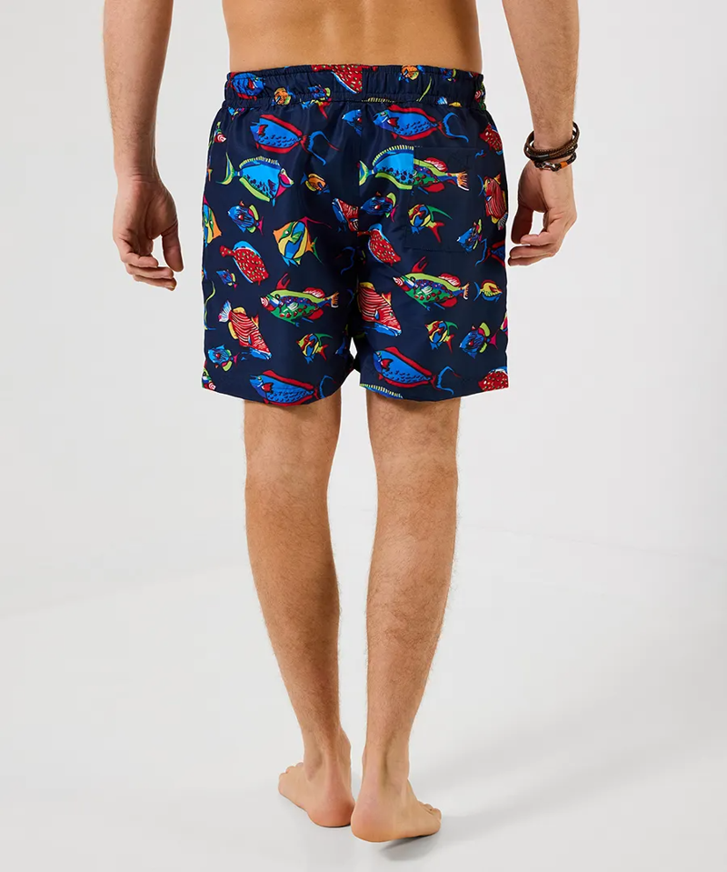 Joe Browns Fishing For Compliments Swim Shorts Mens in Blue-3