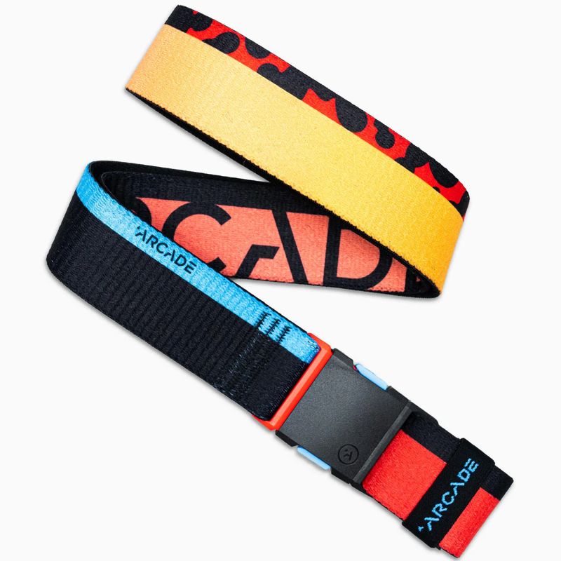 Arcade Sierra Stretch Belt in Acid Fade/orange