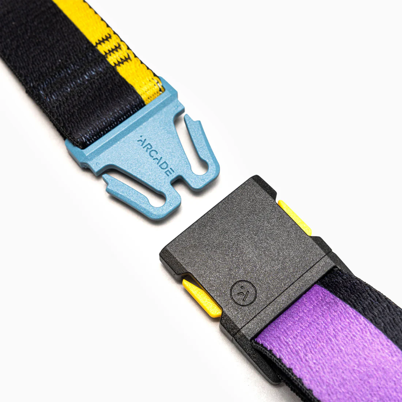 Arcade Sierra Slim Stretch Belt in Acid Fade/Purple-4