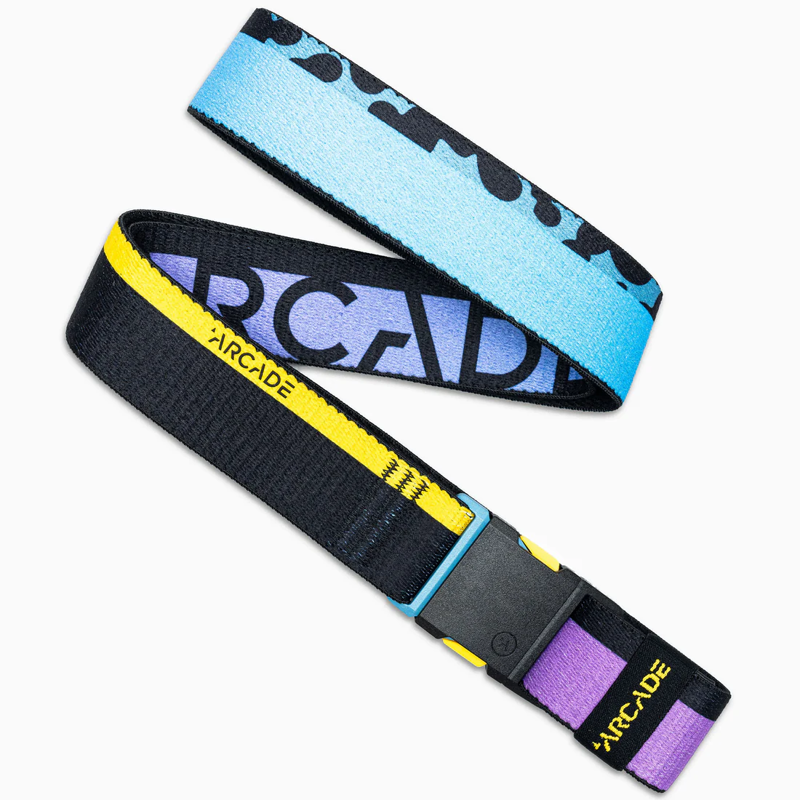 Arcade Sierra Slim Stretch Belt in Acid Fade/Purple