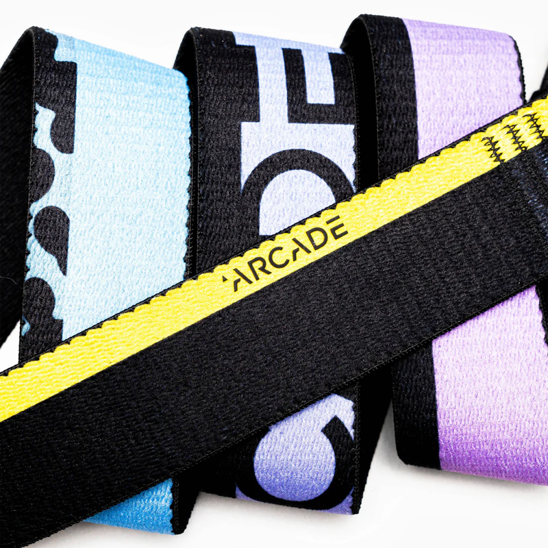 Arcade Sierra Slim Stretch Belt in Acid Fade/Purple-1