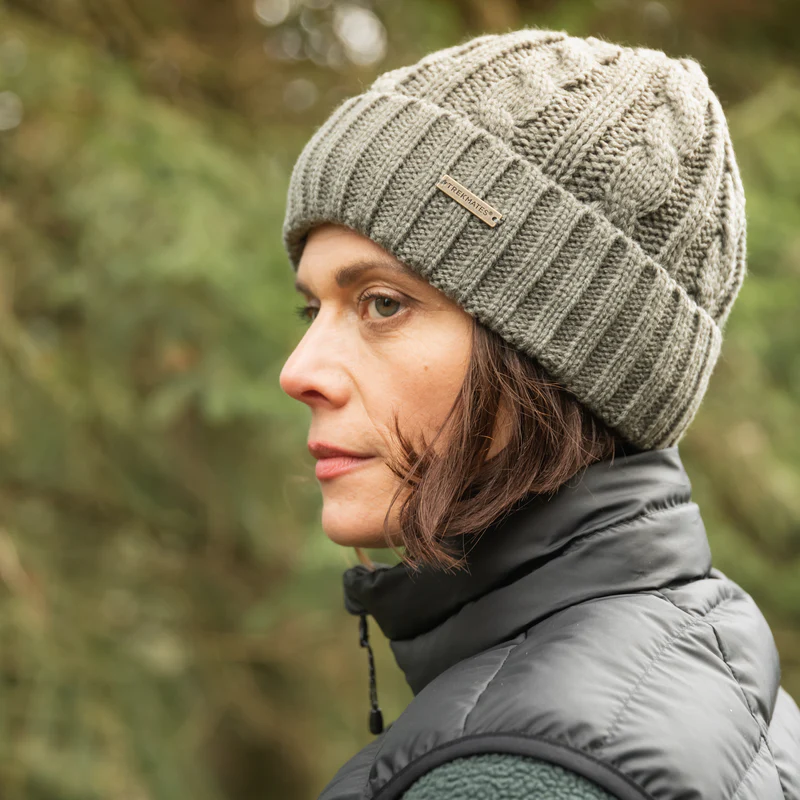 Trekmates Stormy DRY Knit Hat in Slate-2