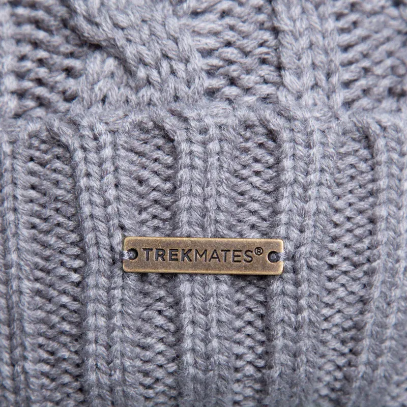 Trekmates Stormy DRY Knit Hat in Slate-1