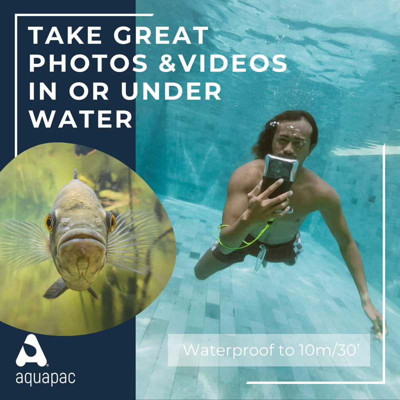 Aquapac Classic Phone Case Plus in Blue -2