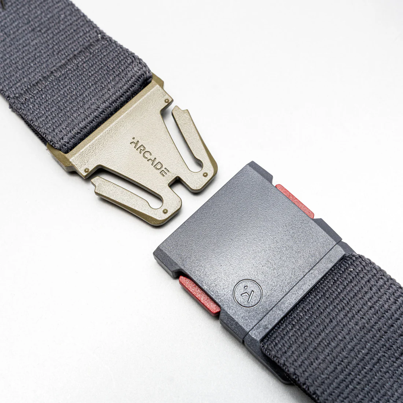 Arcade Treeple Stretch Belt in Charcoal-3