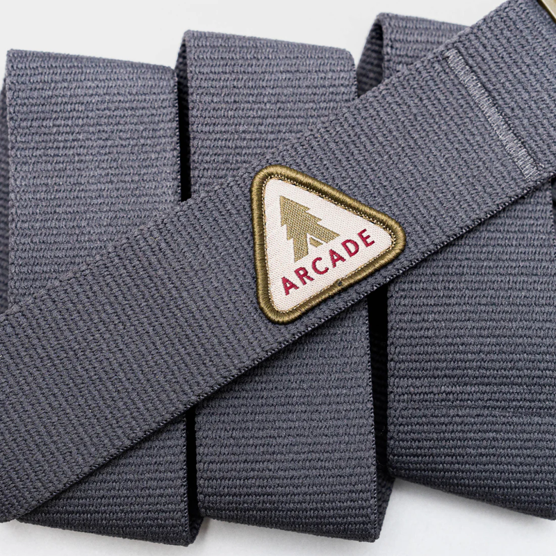 Arcade Treeple Stretch Belt in Charcoal-1