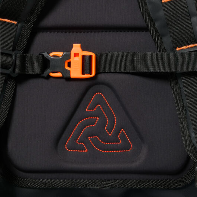 Typhoon Osea Dry Backpack 2.0 40L in Black/Solar-2