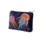 Powder Jolly Jellies Velvet Mini Pouch in Navy