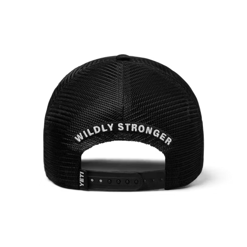 Yeti Mid Pro Trucker Hat in Black -1
