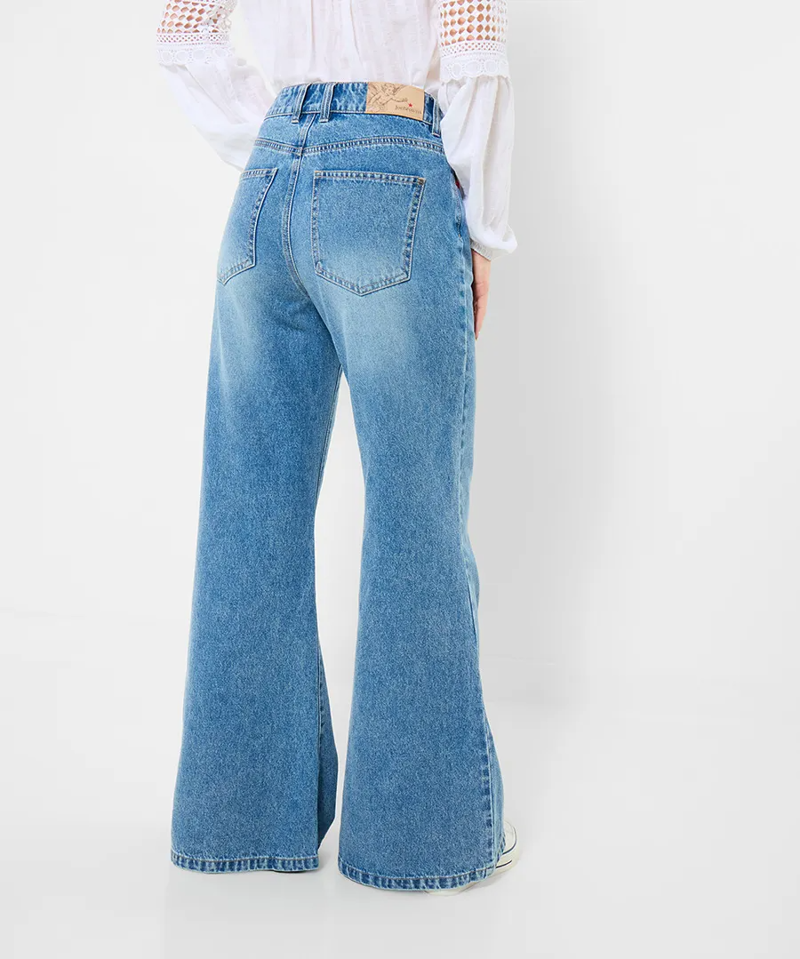 Joe Browns Luna Wide Leg Jeans Womens in Blue-4