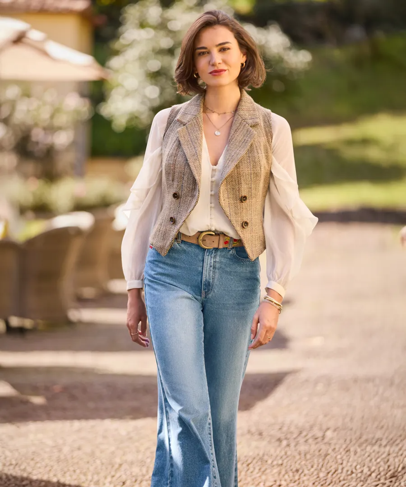 Joe Browns Luna Wide Leg Jeans Womens in Blue-5