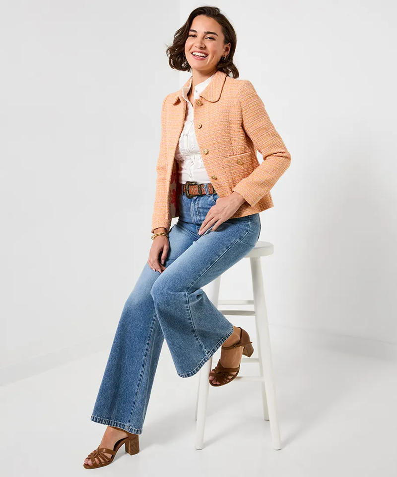 Joe Browns Luna Wide Leg Jeans Womens in Blue-6