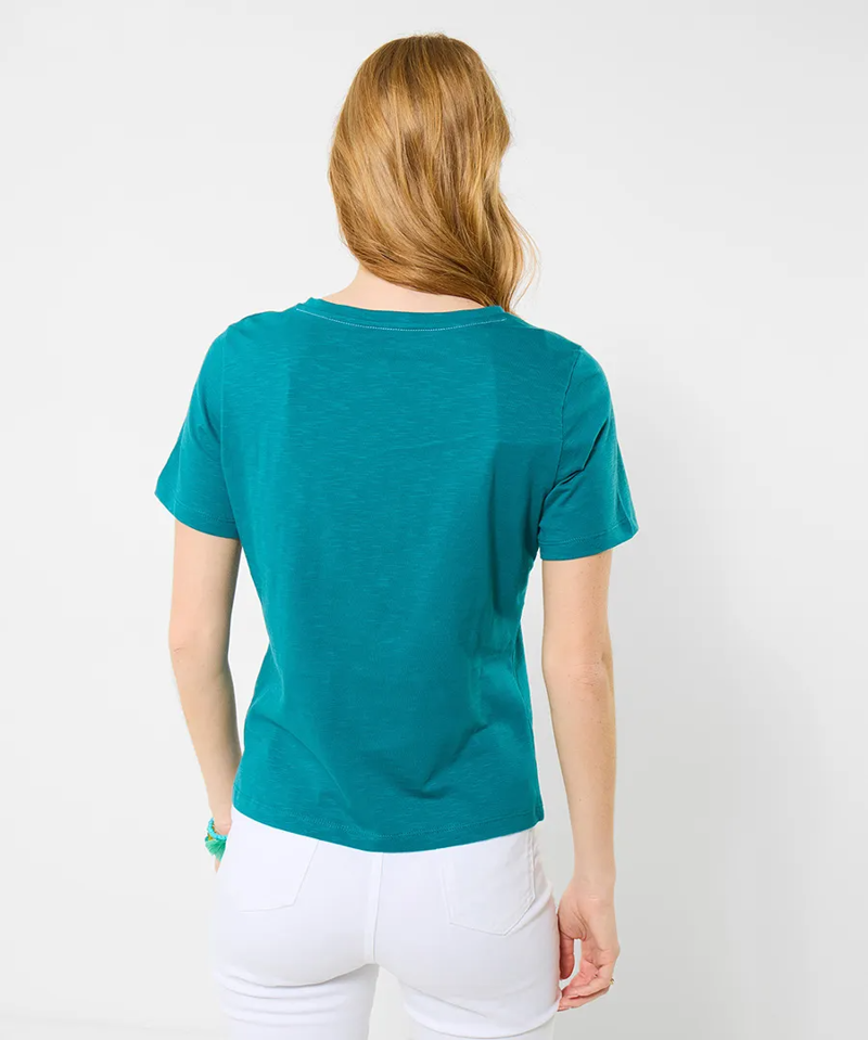 Joe Browns Under The Sea Graphic Tee Womens in Teal-4