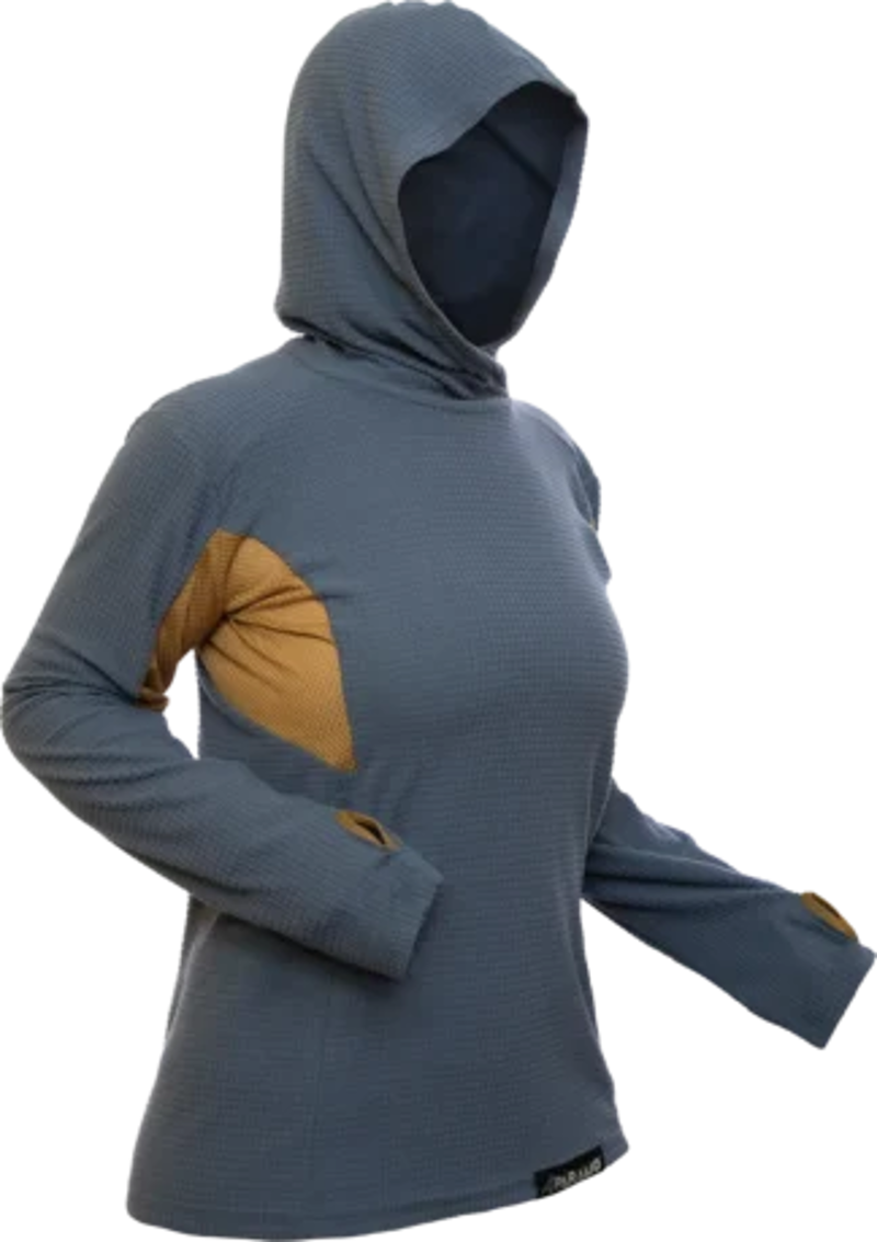 Paramo Velez Grid Womens in Indigo Blue/Cumin