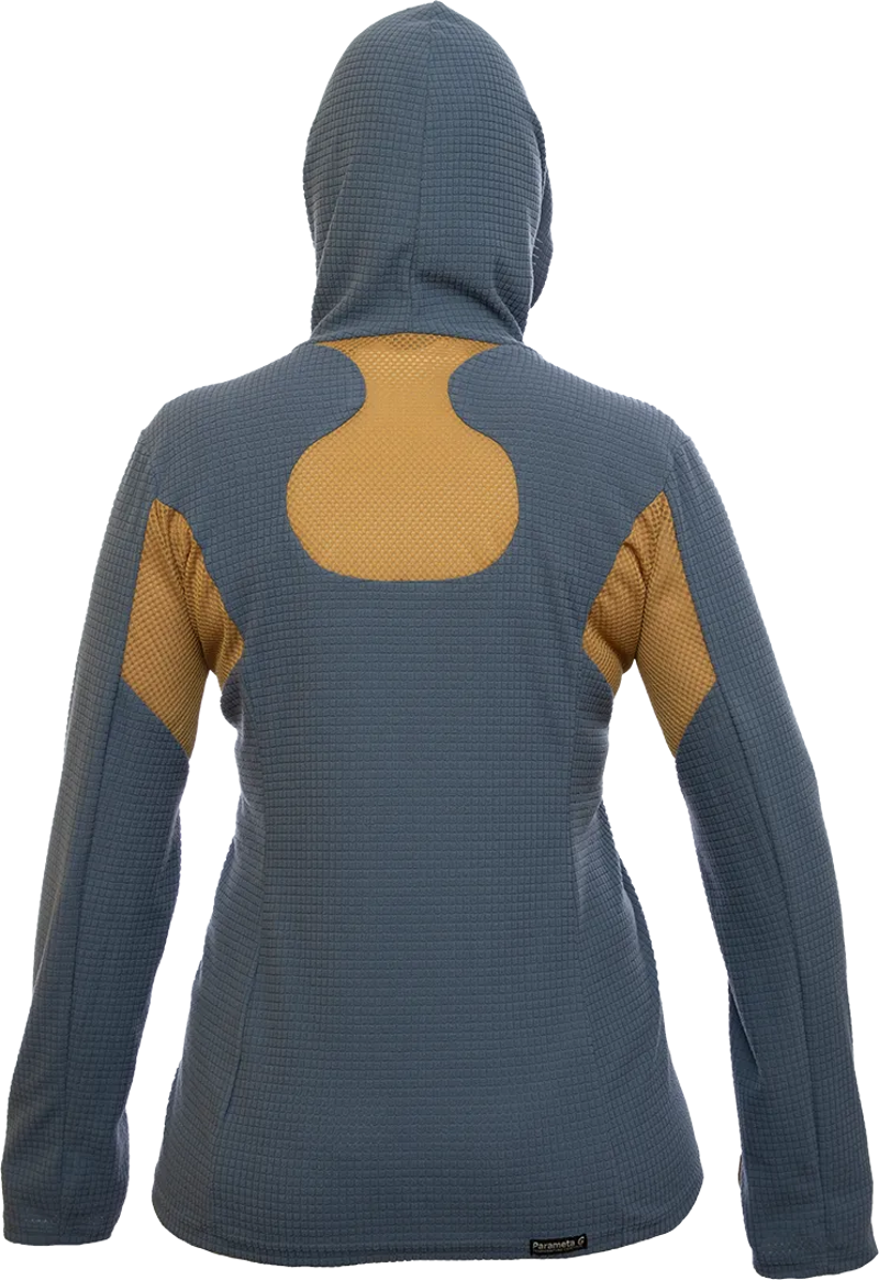 Paramo Velez Grid Womens in Indigo Blue/Cumin-2