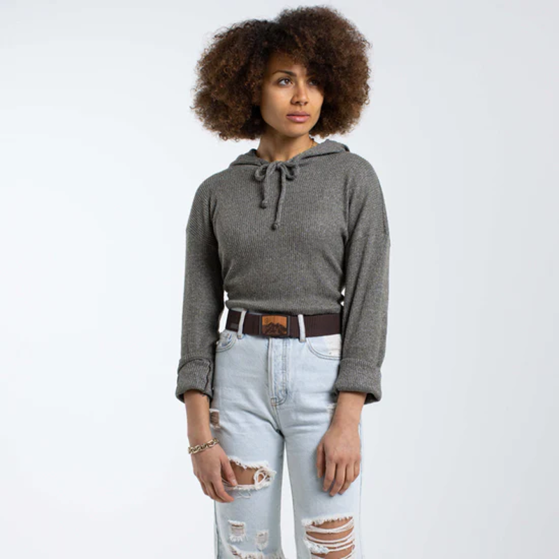 Arcade Woody Stretch Belt in Heather Walnut-3