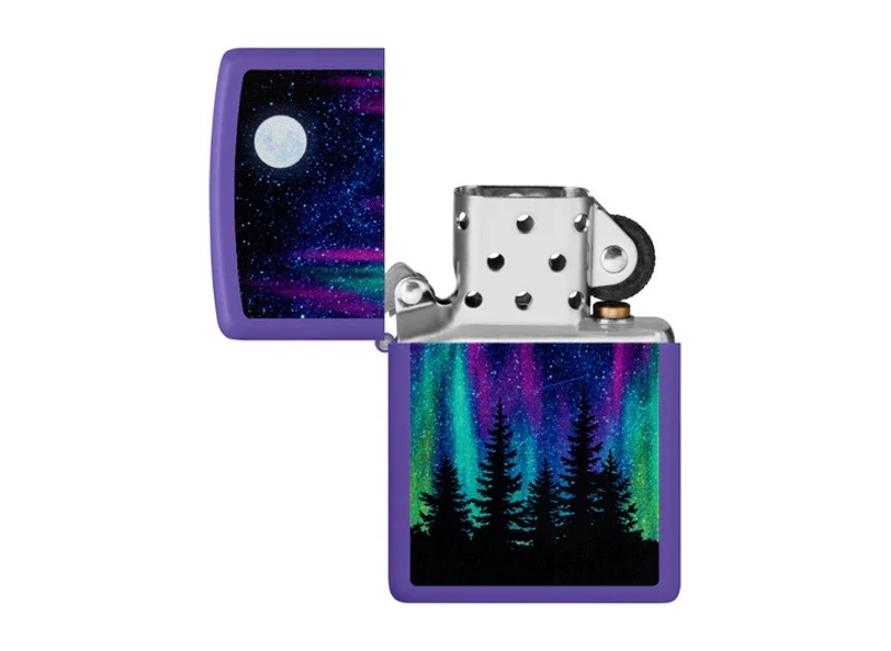 Zippo Lighter in Northern Lights-1
