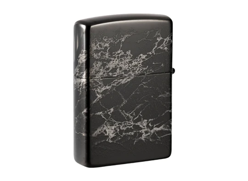 Zippo Design Lighter in High Polish Black-1