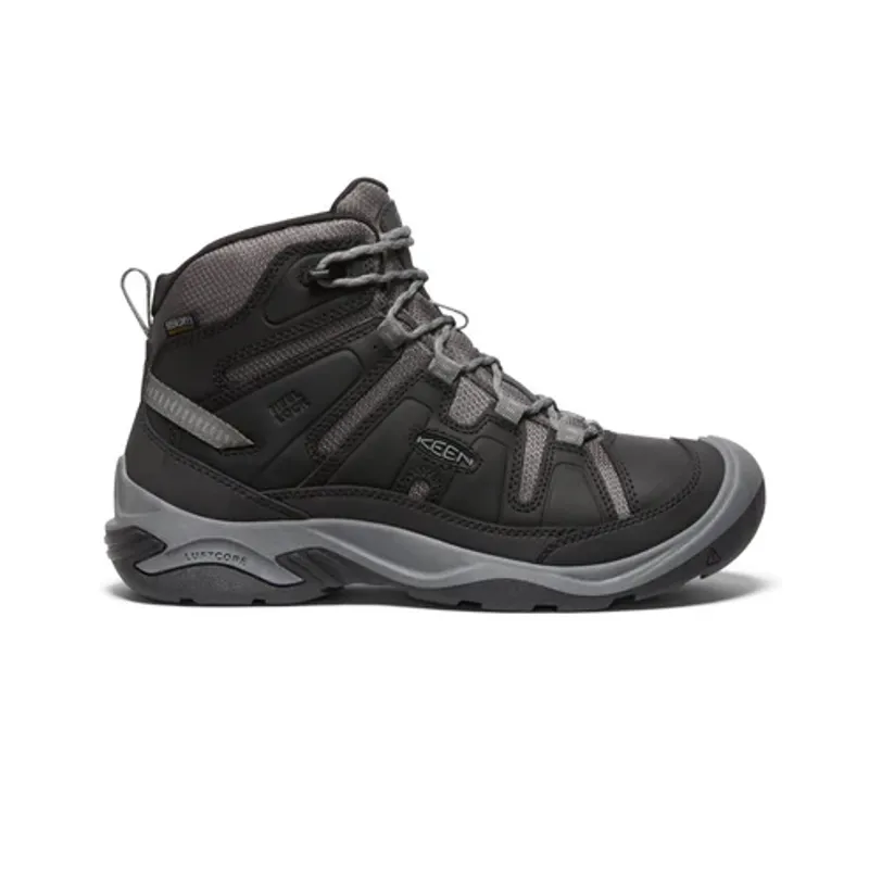 Keen Ciracadia Mid WP Boot Men's in Black/Steel Grey