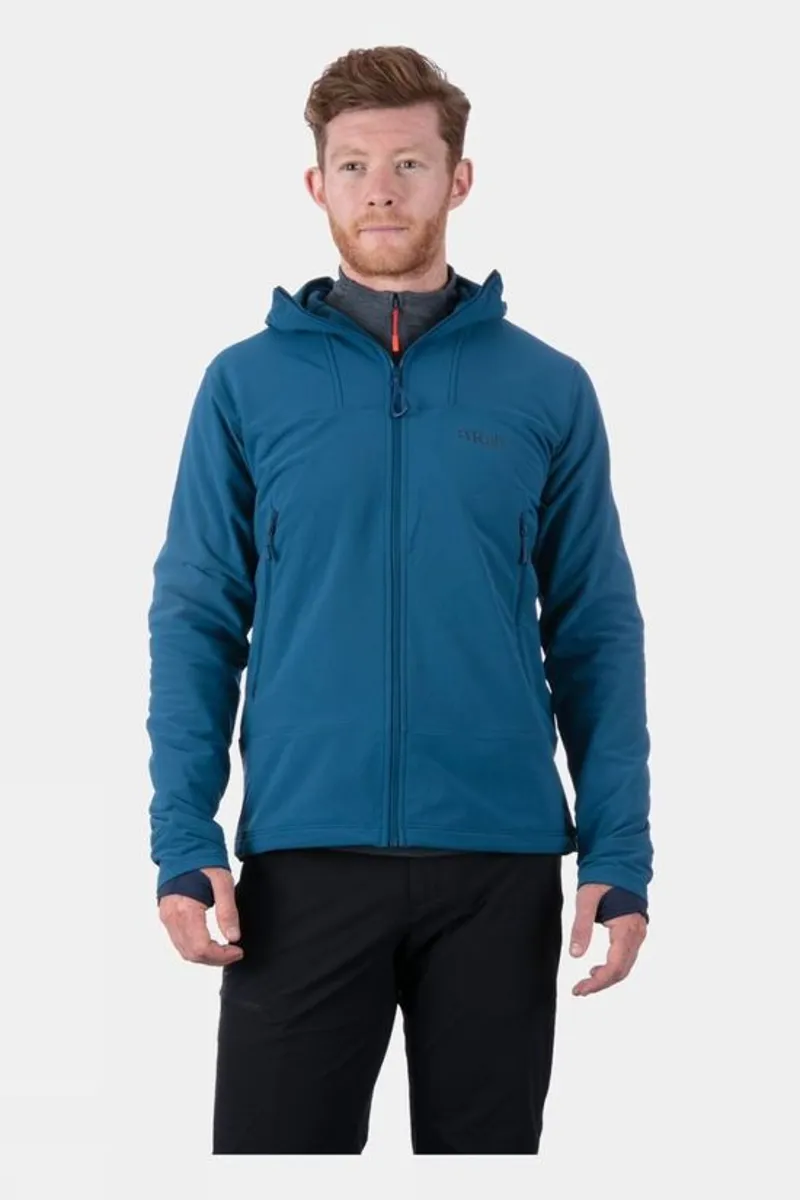 Rab Shadow hoody Softshell in Ink-3