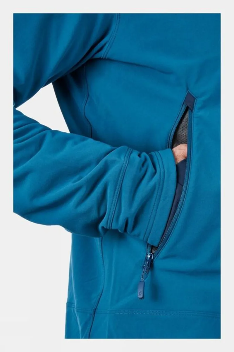 Rab Shadow hoody Softshell in Ink-4