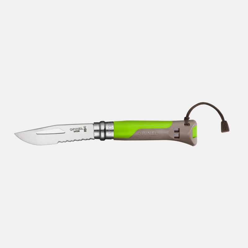 Opinel No.8 Outdoor Knife in Earth Green