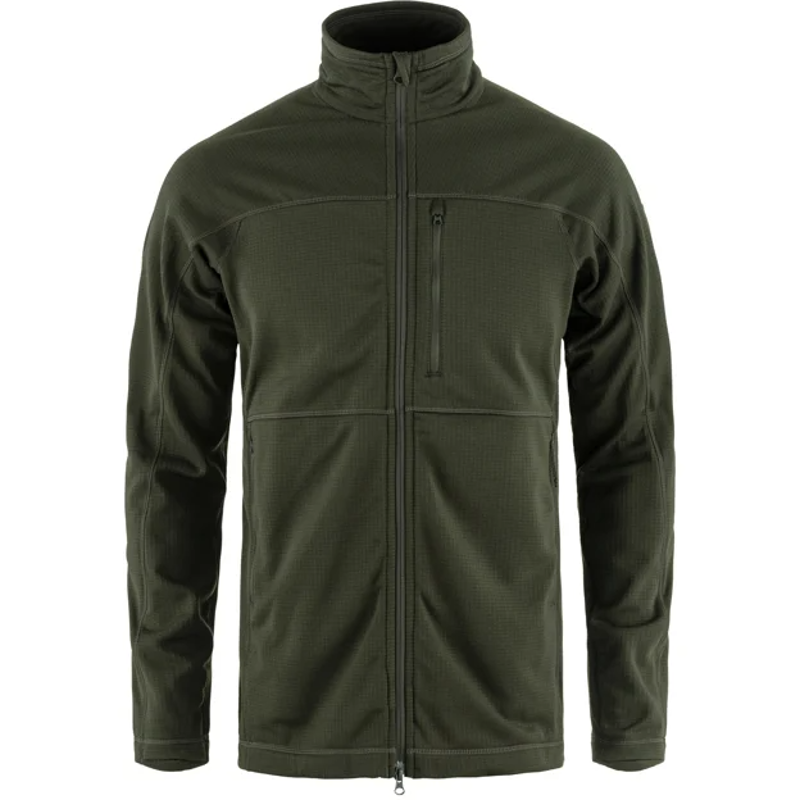 Fjallraven Abisko Lite Fleece Jacket Mens in Deep Forest
