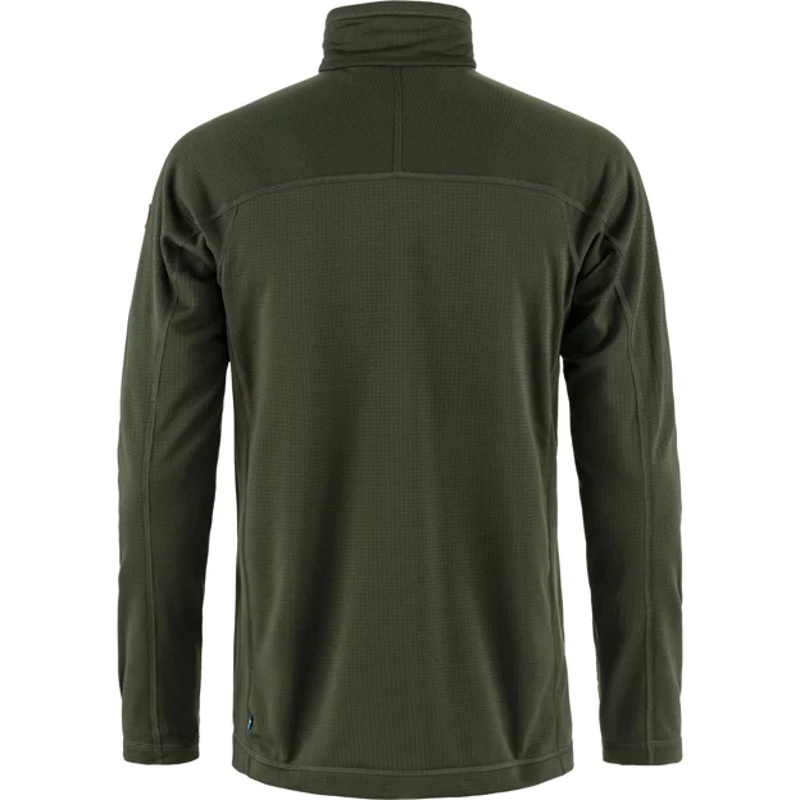 Fjallraven Abisko Lite Fleece Jacket Mens in Deep Forest-1