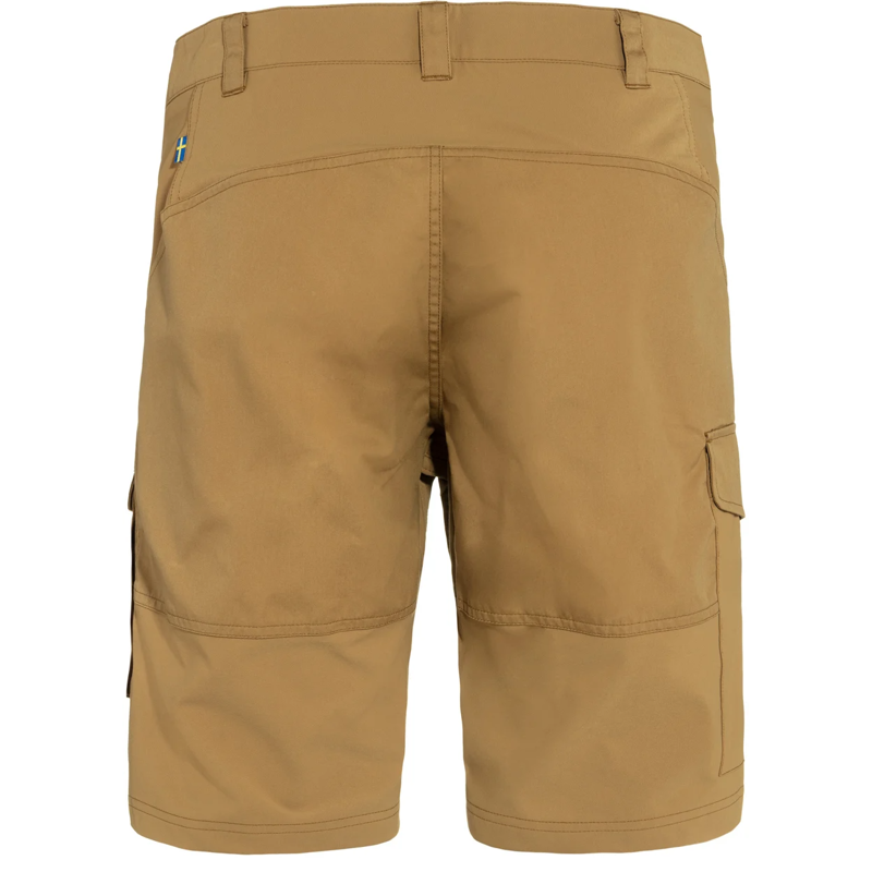  Fjallraven Abisko Shorts Mens in Buckwheat Brown-1