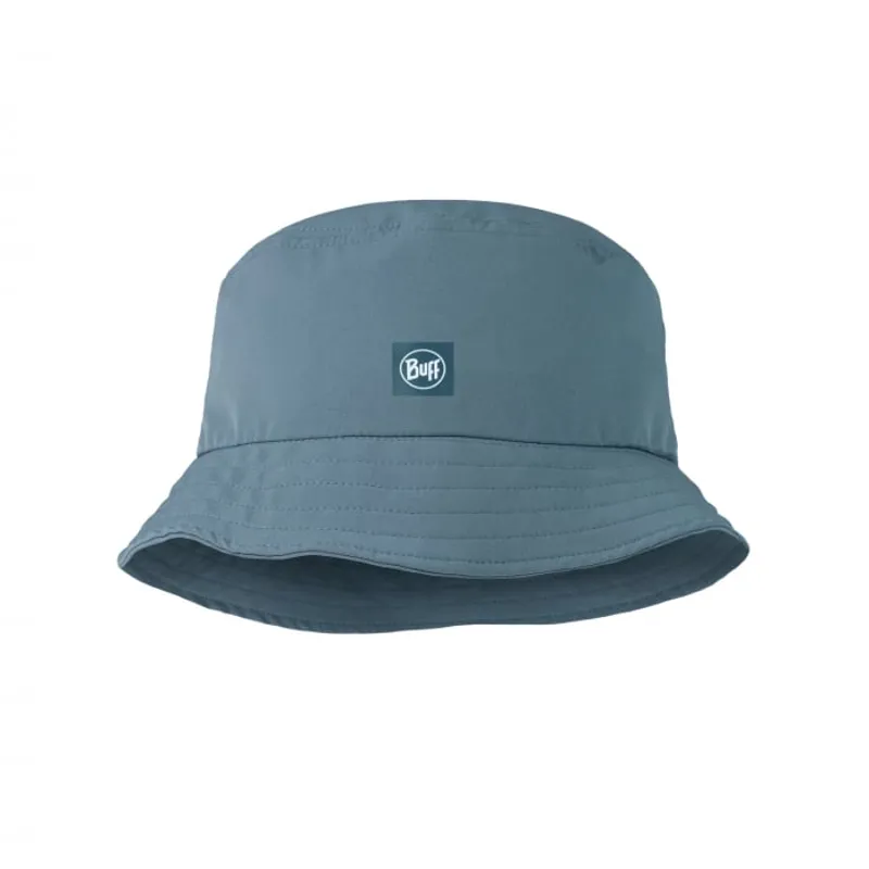 Buff Adventure Bucket Hat in Solid Stone Blue