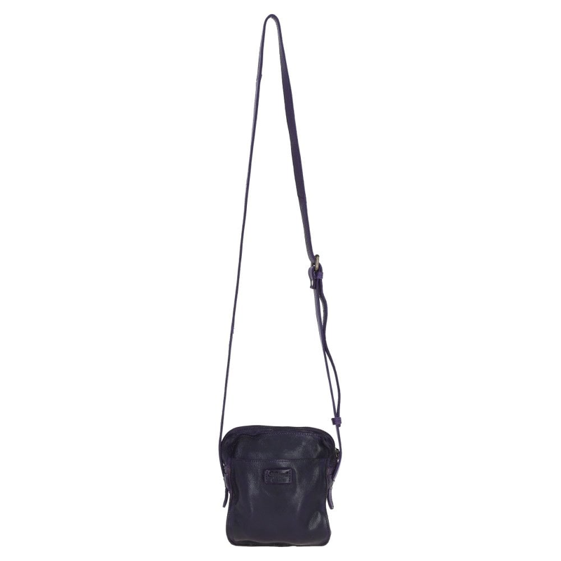 Ashwood D-101 Leather Handbag in Purple-2