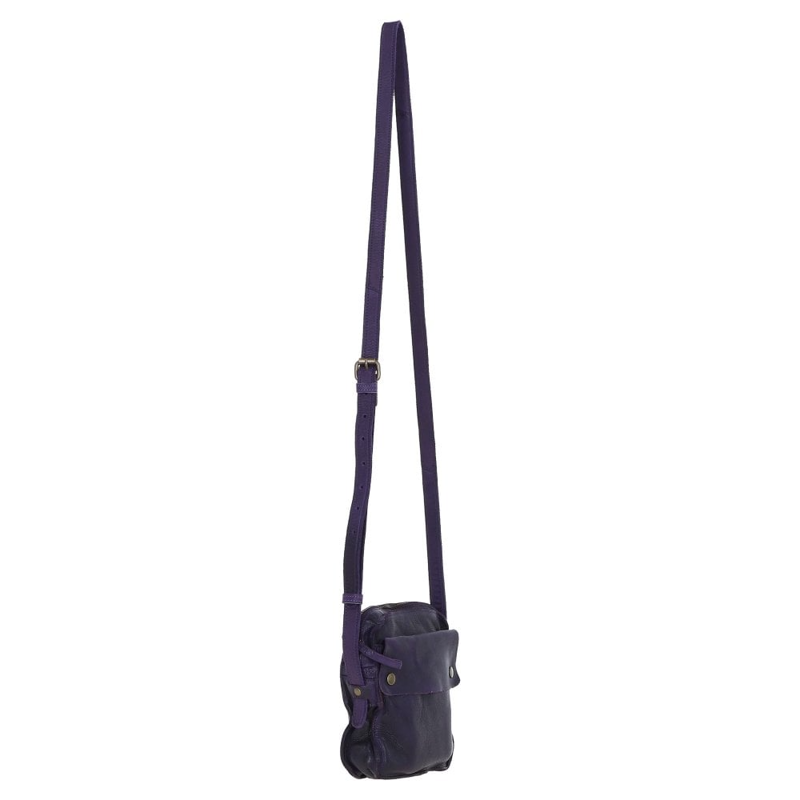 Ashwood D-101 Leather Handbag in Purple-3
