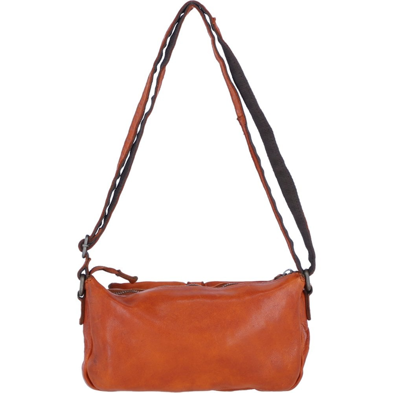 Ashwood D-51 Leather Small X-Body Bag in Tan-2