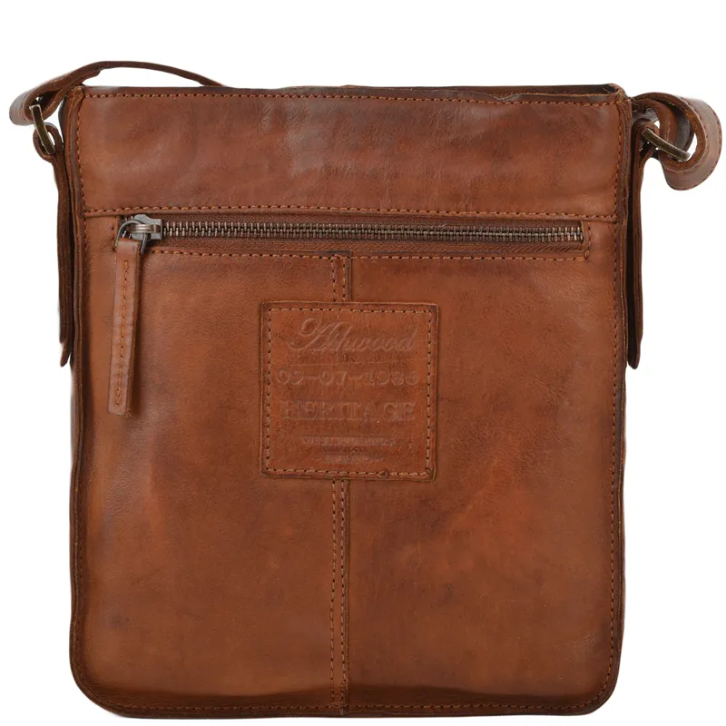 Ashwood Small Vintage look bag in Rust-2
