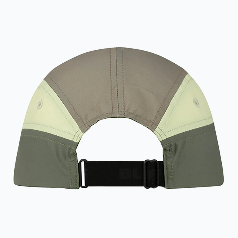 Buff 5 Panel Go Cap in Domus Khaki-1