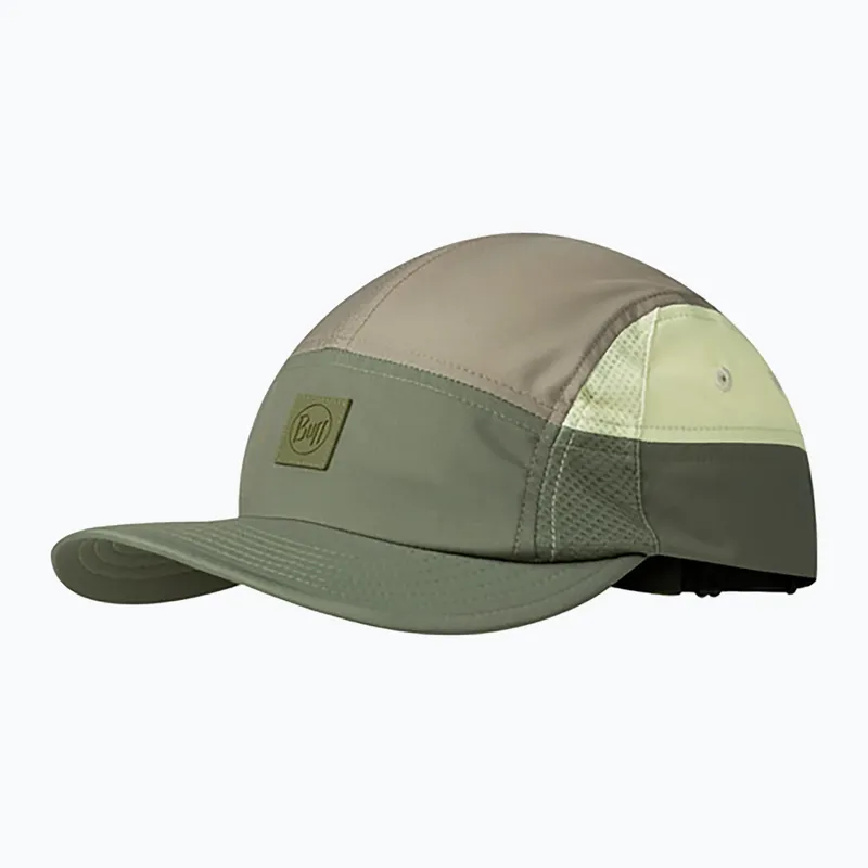 Buff 5 Panel Go Cap in Domus Khaki