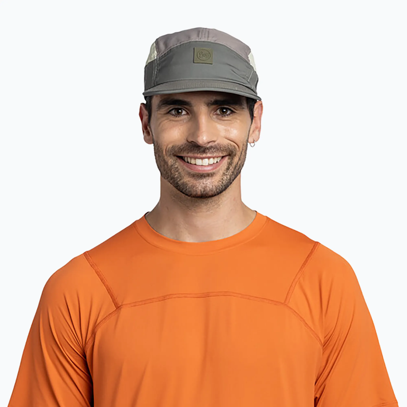 Buff 5 Panel Go Cap in Domus Khaki-3