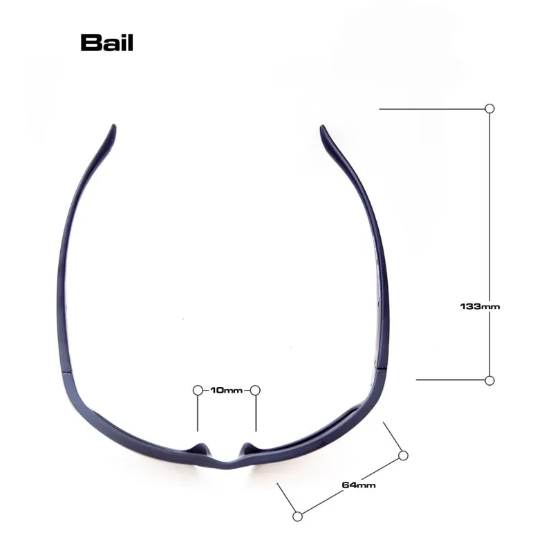 Bloc Bail Polasrised Sunglasses in Black -1