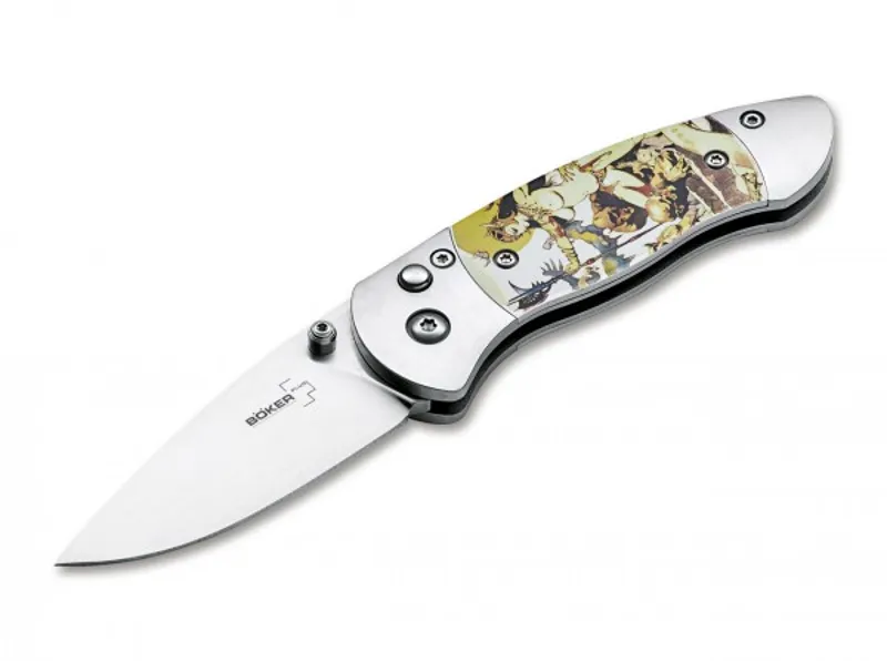 Boker Gordito Frazetta Ghoul Queen Knife