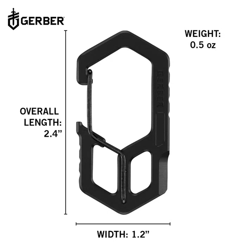 Gerber Carabiner in Black-3