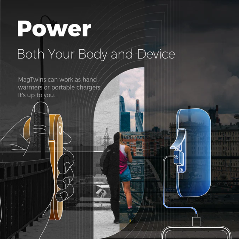 Ocoopa UT2s Handwarmer in Black-2