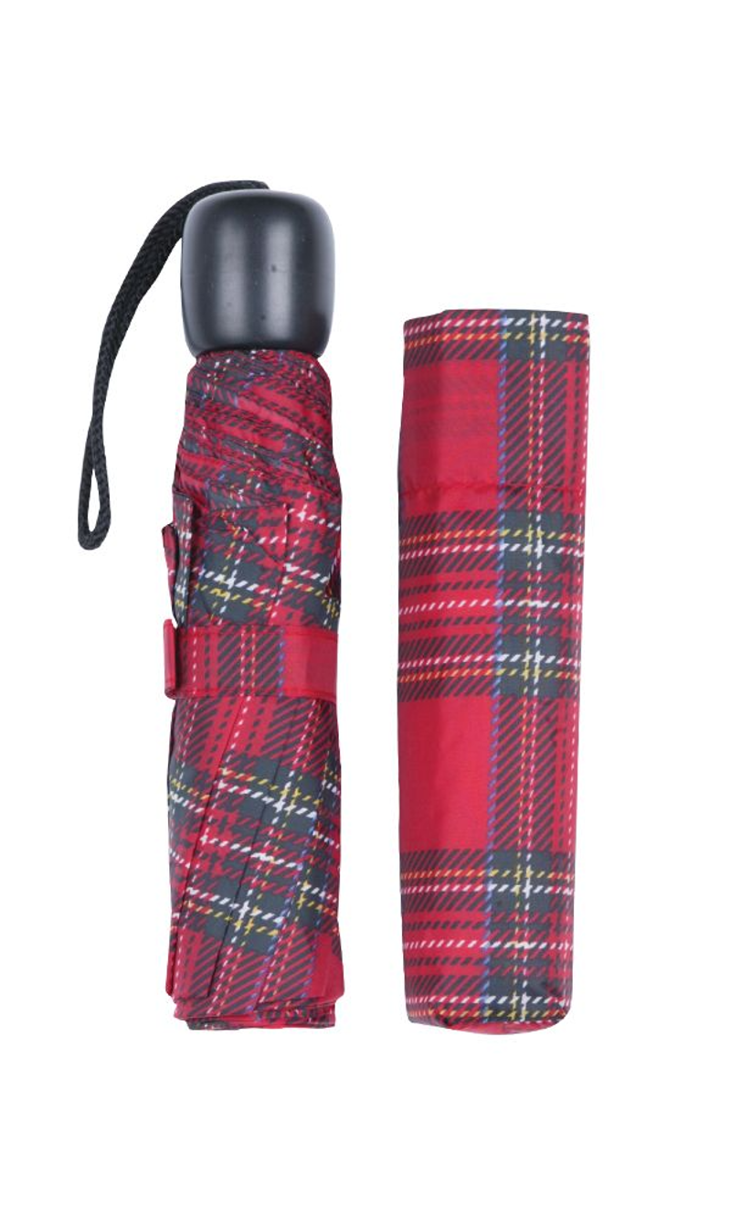 Charles Buyer Royal Stewart Tartan Mini Folding Umbrella-1