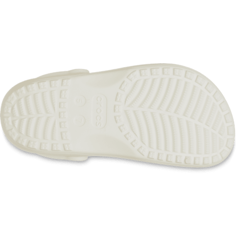 Crocs Classic Floral Cut Out Clog in Chalk-3