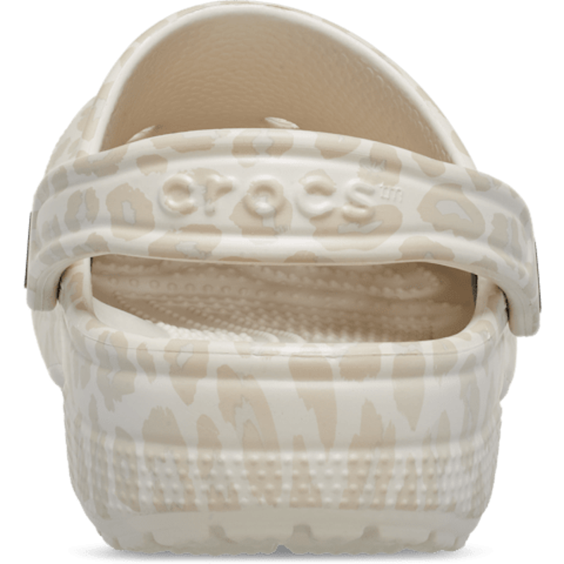 Crocs Classic Animal Clog in Almond Tint/Leopard-3