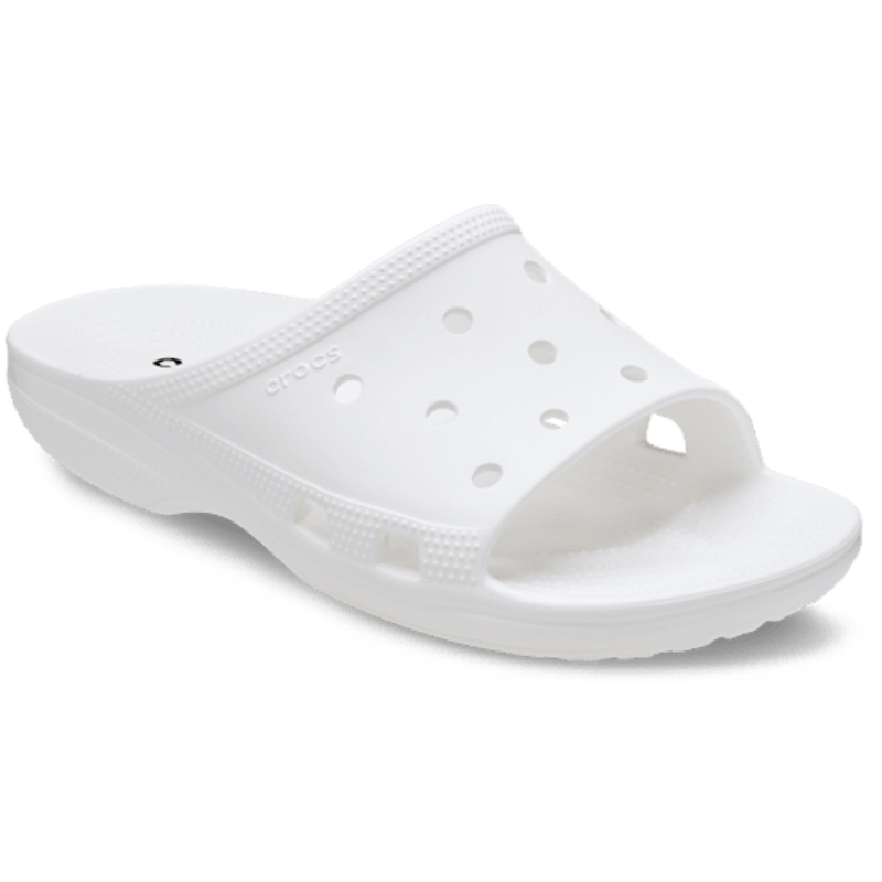 Crocs Saturday Slide Womens in White-3