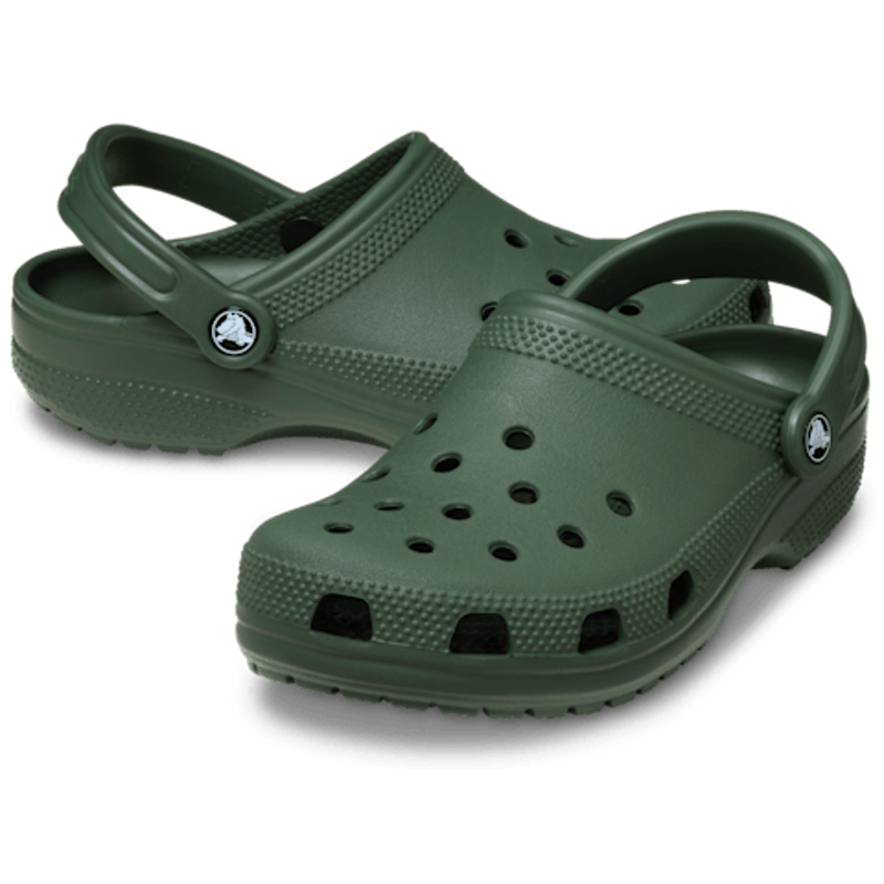 Crocs Classic Clog in Field Green-1