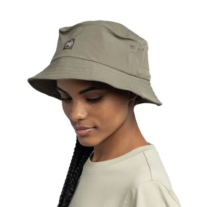 Buff Adventure Bucket Hat in Solid Tundra Khaki-4